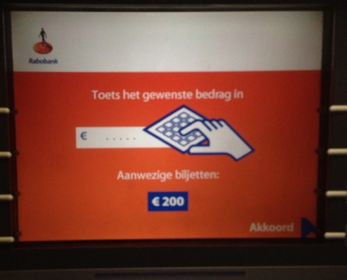 binnenkort Grondwet Citaat Alleen biljetten 200 euro in pinautomaat - Maarkelsnieuws.nl